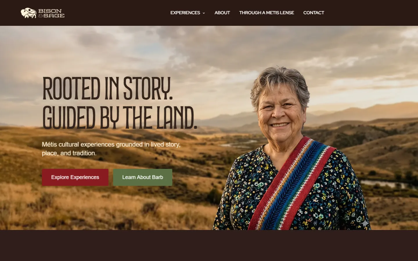 Bison & Sage website