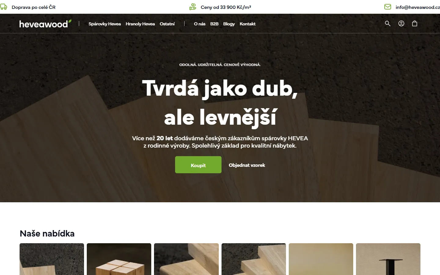 Heveawood website